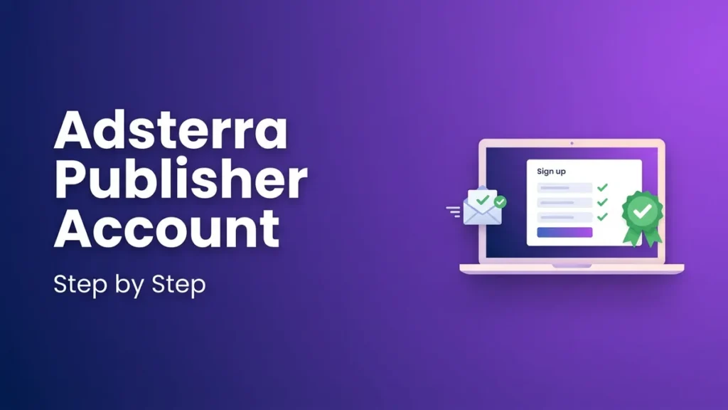 How to Create an Adsterra Publisher Account: Step-by-Step Guide